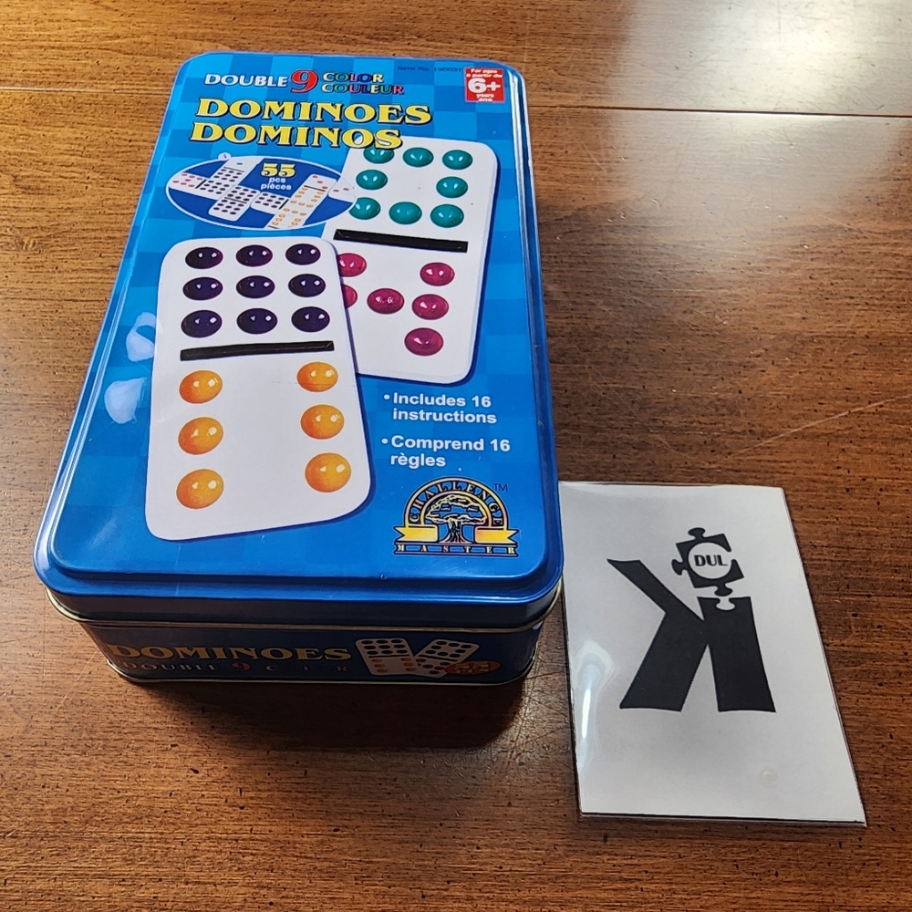 Dominos (Double, 9 Couleurs, 55 Pcs) - Jeu de société